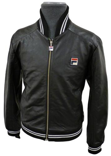  Fila Vintage Matchday Settanta Jacket in Leather Retro 