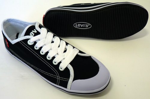 levis trainers black