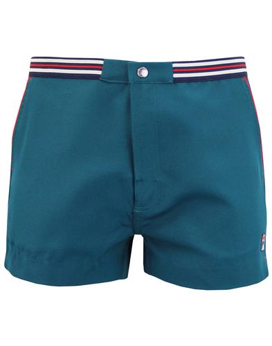 fila shorts gold