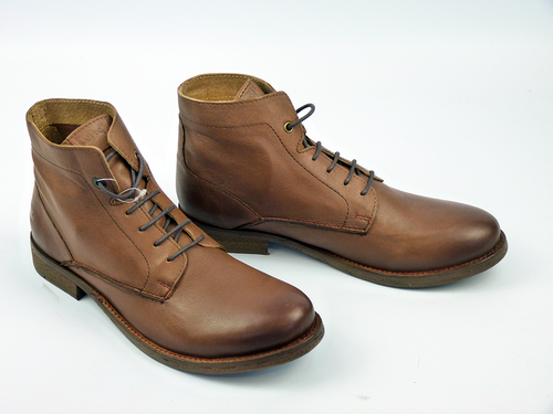 LEVI'S® Retro Indie Goat Leather Work Boots Light Brown